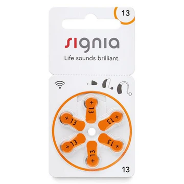 Signia size 13 Hearing Aid Batteries