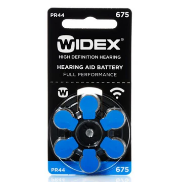 Widex size 675 Hearing Aid Batteries